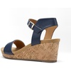 image:imageDREAM PAIRS Womens Open Toe Buckle Ankle Strap Platform Wedge Sandals for Women Summer Dressy ShoesNavy