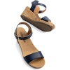 image:imageDREAM PAIRS Womens Open Toe Buckle Ankle Strap Platform Wedge Sandals for Women Summer Dressy ShoesNavy