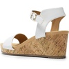 image:imageDREAM PAIRS Womens Open Toe Buckle Ankle Strap Platform Wedge Sandals for Women Summer Dressy ShoesWhitePu