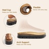 image:imageDREAM PAIRS Womens Platform Sandals Wedge Chunky Heel Slipon Comfort Slides with Arch Support Cork Footbed Adjustable Buckle Summer Slide SandalsBlack
