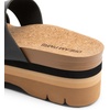 image:imageDREAM PAIRS Womens Platform Slides Sandals Comfortable Arch Support Two Strap Slip On Fashion Beach Wedge SandalsBlack
