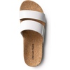 image:imageDREAM PAIRS Womens Platform Slides Sandals Comfortable Arch Support Two Strap Slip On Fashion Beach Wedge SandalsWhite
