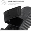 image:imageDREAM PAIRS Womens Platform Slip on Adjustable Sandals Lightweight Comfortable NonSlip Vacation Beach Chunky Open Toe Wedges for Summer Waterproof Shoes 2026All Black
