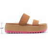 image:imageDREAM PAIRS Womens Platform Slip on Adjustable Sandals Lightweight Comfortable NonSlip Vacation Beach Chunky Open Toe Wedges for Summer Waterproof Shoes 2026Camel