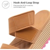 image:imageDREAM PAIRS Womens Platform Slip on Adjustable Sandals Lightweight Comfortable NonSlip Vacation Beach Chunky Open Toe Wedges for Summer Waterproof Shoes 2026Camel