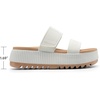image:imageDREAM PAIRS Womens Platform Slip on Adjustable Sandals Lightweight Comfortable NonSlip Vacation Beach Chunky Open Toe Wedges for Summer Waterproof Shoes 2026White