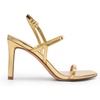image:imageDREAM PAIRS Womens Slingback Heels High Stilettos Open Square Toe Ankle Strap Pumps Sexy Comfort Strappy Dress Shoes Wedding Bridal Heeled SandalsGoldpat