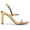 image:imageDREAM PAIRS Womens Slingback Heels High Stilettos Open Square Toe Ankle Strap Pumps Sexy Comfort Strappy Dress Shoes Wedding Bridal Heeled SandalsGoldrhinestone