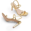 image:imageDREAM PAIRS Womens Slingback Heels High Stilettos Open Square Toe Ankle Strap Pumps Sexy Comfort Strappy Dress Shoes Wedding Bridal Heeled SandalsGoldpat