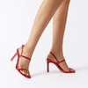 image:imageDREAM PAIRS Womens Slingback Heels High Stilettos Open Square Toe Ankle Strap Pumps Sexy Comfort Strappy Dress Shoes Wedding Bridal Heeled SandalsRedpat