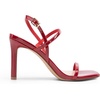 image:imageDREAM PAIRS Womens Slingback Heels High Stilettos Open Square Toe Ankle Strap Pumps Sexy Comfort Strappy Dress Shoes Wedding Bridal Heeled SandalsRedpat