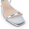 image:imageDREAM PAIRS Womens Slingback Heels High Stilettos Open Square Toe Ankle Strap Pumps Sexy Comfort Strappy Dress Shoes Wedding Bridal Heeled SandalsSilverpat