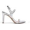 image:imageDREAM PAIRS Womens Slingback Heels High Stilettos Open Square Toe Ankle Strap Pumps Sexy Comfort Strappy Dress Shoes Wedding Bridal Heeled SandalsSilverpat