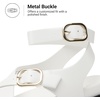 image:imageDREAM PAIRS Womens Strappy Sandals Flat Thong Comfortable Footbed Platform Summer Fashion Vocation ShoesWhite