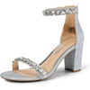 Silver-rhinestone