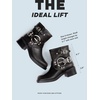 image:imageDREAM PAIRS Womens Ankle Boots Fashion Buckles Square Toe Motorcycle Riding Biker Boots Low Chunky Heel Fall Booties Shoes
