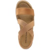 image:imageDREAM PAIRS Womens Ankle Strap Low Wedge SandalsCamel