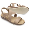 image:imageDREAM PAIRS Womens Ankle Strap Low Wedge SandalsNude
