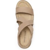 image:imageDREAM PAIRS Womens Ankle Strap Low Wedge SandalsNude