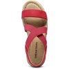 image:imageDREAM PAIRS Womens Ankle Strap Low Wedge SandalsRed