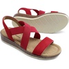 image:imageDREAM PAIRS Womens Ankle Strap Low Wedge SandalsRed