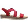 image:imageDREAM PAIRS Womens Ankle Strap Low Wedge SandalsRed