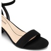 image:imageDREAM PAIRS Womens Chunky Low Heels Open Round Toe Ankle Strap Block Heels Party Dress Wedding SandalsBlack