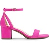 image:imageDREAM PAIRS Womens Chunky Low Heels Open Round Toe Ankle Strap Block Heels Party Dress Wedding SandalsHot Pink