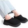 image:imageDREAM PAIRS Womens Platform Mules Faux Suede Slip on Memory Foam NonSlip Lightweight Closed Toe Clogs Slippers ShoesBlack
