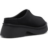 image:imageDREAM PAIRS Womens Platform Mules Faux Suede Slip on Memory Foam NonSlip Lightweight Closed Toe Clogs Slippers ShoesBlack