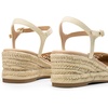 image:imageDREAM PAIRS Womens Wedge Sandals Closed Toe Espadrilles Platform Wedge Heels with Adjustable Ankle Straps and Comfortable Cushion InsolesBeige