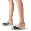 image:imageDREAM PAIRS Womens Wedge Sandals Closed Toe Espadrilles Platform Wedge Heels with Adjustable Ankle Straps and Comfortable Cushion InsolesNavy