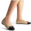 image:imageDream Pairs Womens Flats Round Toe Ballet Flats Comfortable Slipon Dressy Business Casual Work Office Ballerina Flat Dress ShoesNudepu