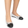 image:imageDream Pairs Womens Flats Round Toe Ballet Flats Comfortable Slipon Dressy Business Casual Work Office Ballerina Flat Dress ShoesSilverpu