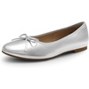 image:imageDream Pairs Womens Flats Round Toe Ballet Flats Comfortable Slipon Dressy Business Casual Work Office Ballerina Flat Dress ShoesSilver