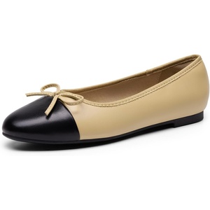 image:imageDream Pairs Womens Flats Round Toe Ballet Flats Comfortable Slipon Dressy Business Casual Work Office Ballerina Flat Dress ShoesNudepu