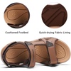image:imageDREAM PAIRS Mens Sandals Hiking Beach Athletic Arch Support Sport Sandals For Men Summer Outdoor Walking Open Toe Water ShoesAll Brown