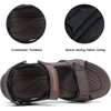 image:imageDREAM PAIRS Mens Sandals Hiking Beach Athletic Arch Support Sport Sandals For Men Summer Outdoor Walking Open Toe Water ShoesBrown