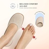 image:imageDREAM PAIRS Womens Ballet Flats Dressy Arch Support Wide Toe Box Knit Flats Comfortable Round Toe Slip On Travel Work Business Office Barefoot ShoesNude