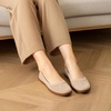 image:imageDREAM PAIRS Womens Ballet Flats Dressy Arch Support Wide Toe Box Knit Flats Comfortable Round Toe Slip On Travel Work Business Office Barefoot ShoesNude
