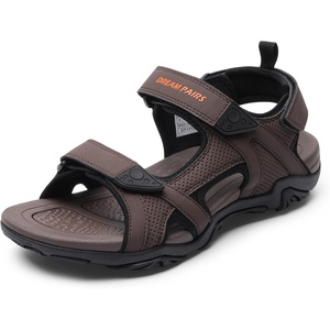 image:imageDREAM PAIRS Mens Sandals Hiking Beach Athletic Arch Support Sport Sandals For Men Summer Outdoor Walking Open Toe Water ShoesBrown