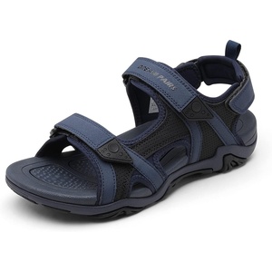 image:imageDREAM PAIRS Mens Sandals Hiking Beach Athletic Arch Support Sport Sandals For Men Summer Outdoor Walking Open Toe Water ShoesNavy