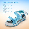 image:imageDREAM PAIRS Boys Girls Sandals Kids Adventurous LightWeight Adjustable Straps Summer Water Shoes ToddlerLittle KidBig KidBabyBlue