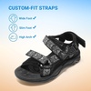 image:imageDREAM PAIRS Boys Girls Sandals Kids Adventurous LightWeight Adjustable Straps Summer Water Shoes ToddlerLittle KidBig KidBlack