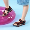 image:imageDREAM PAIRS Boys Girls Sandals Kids Adventurous LightWeight Adjustable Straps Summer Water Shoes ToddlerLittle KidBig KidBlackRed