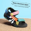 image:imageDREAM PAIRS Boys Girls Sandals Kids Adventurous LightWeight Adjustable Straps Summer Water Shoes ToddlerLittle KidBig KidGreenBlueYellow