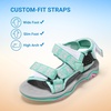 image:imageDREAM PAIRS Boys Girls Sandals Kids Adventurous LightWeight Adjustable Straps Summer Water Shoes ToddlerLittle KidBig KidMintPink