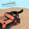 image:imageDREAM PAIRS Boys Girls Sandals Kids Adventurous LightWeight Adjustable Straps Summer Water Shoes ToddlerLittle KidBig KidOrangeBlack
