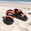 image:imageDREAM PAIRS Boys Girls Sandals Kids Adventurous LightWeight Adjustable Straps Summer Water Shoes ToddlerLittle KidBig KidOrangeBlack