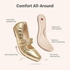 image:imageDREAM PAIRS Girls Dress Shoes Slip on Ballerina Flats Mary Jane Ballet Shoes for WeddingPartyGold